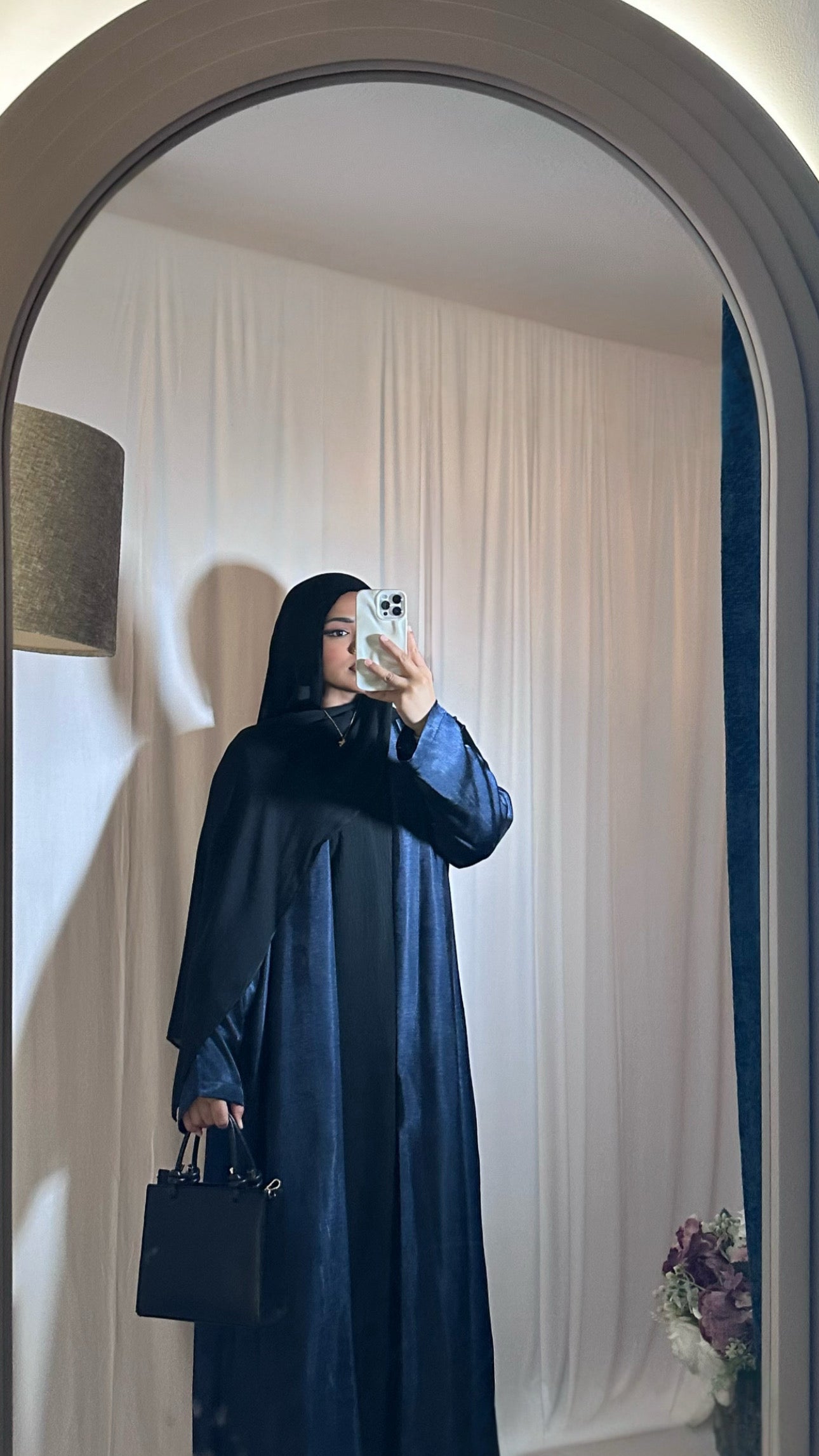 Midnight Blue (Open Abaya)