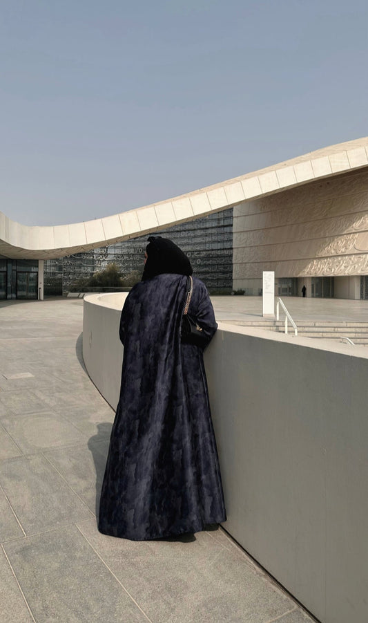 Midnight Blue (Open Abaya)