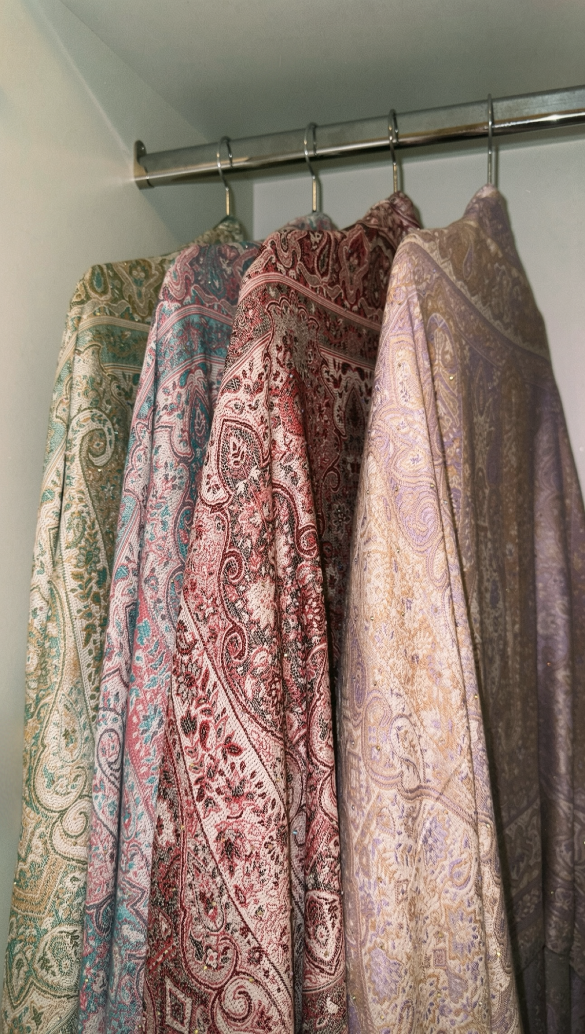Pashmina Abayas with stones