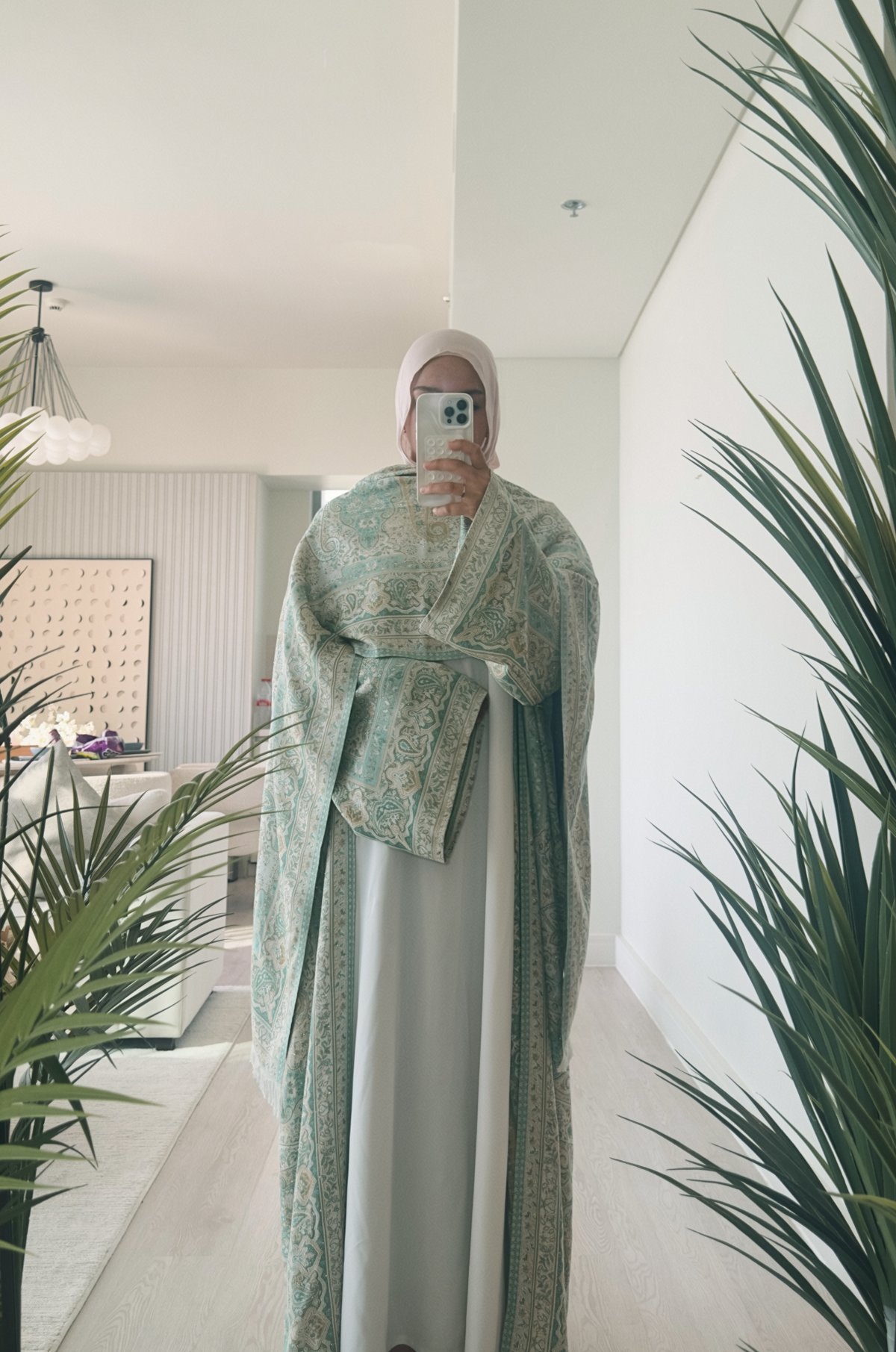 Pashmina Abayas with stones