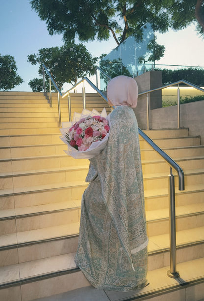Pashmina Abayas with stones