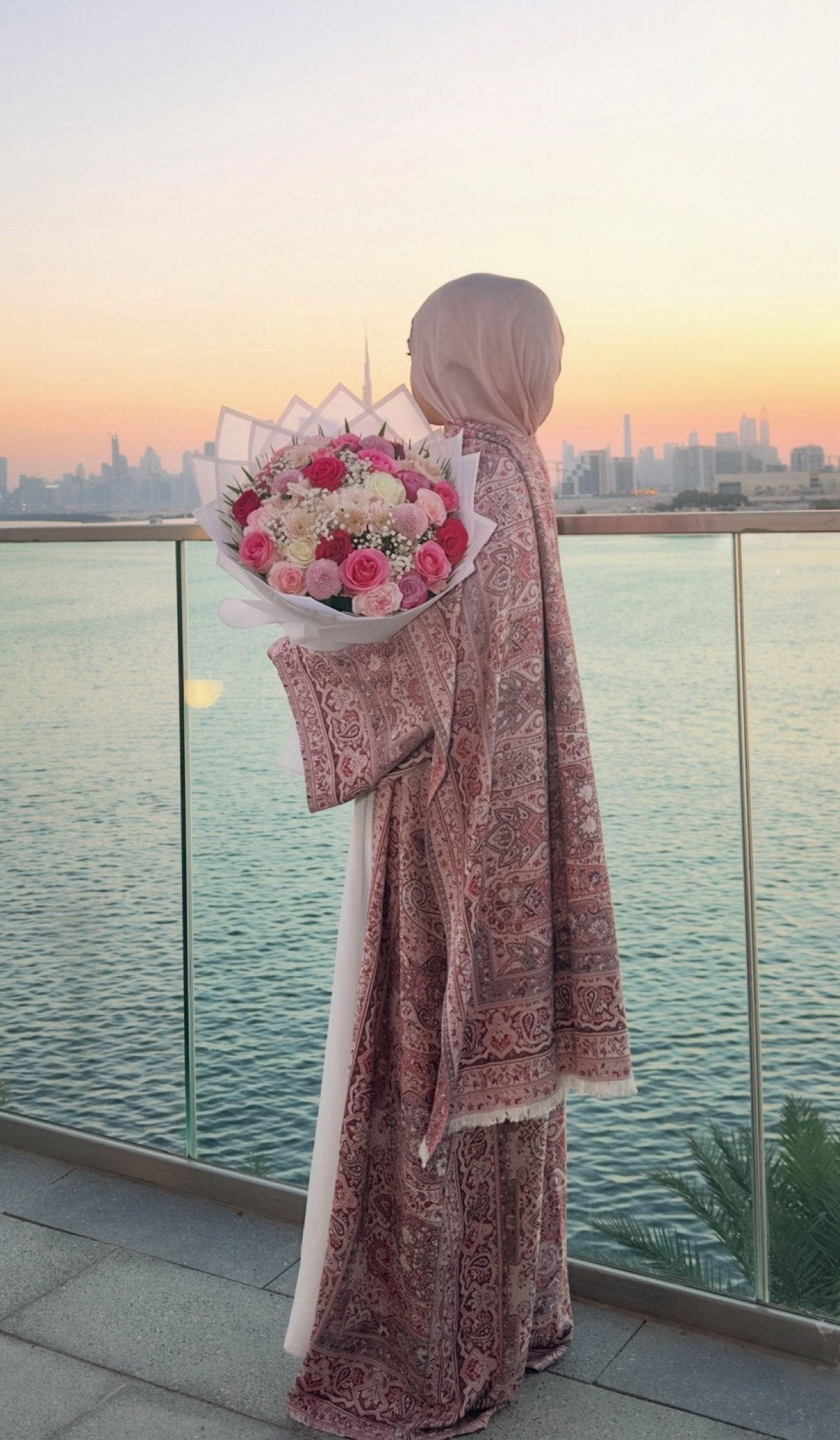 Pashmina Abayas with stones