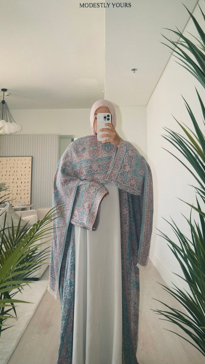 Pashmina Abayas with stones