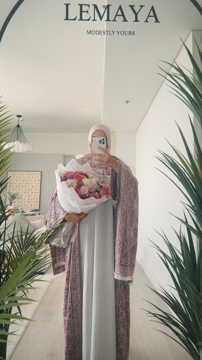 Pashmina Abayas with stones