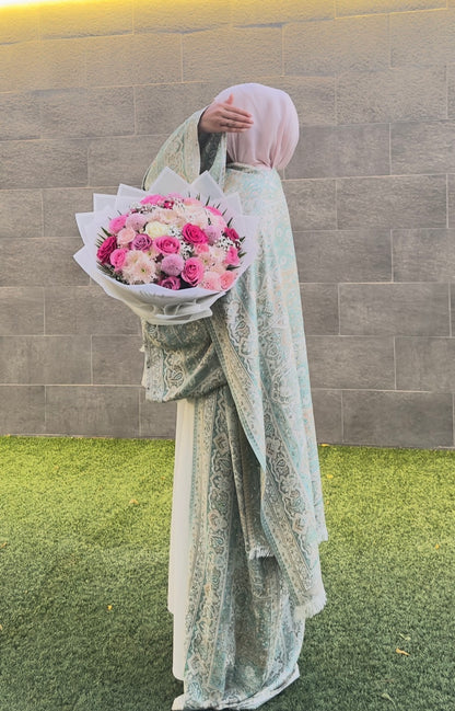 Pashmina Abayas with stones