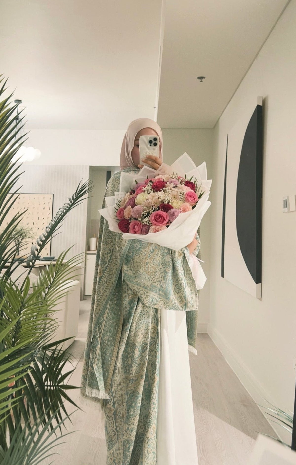 Pashmina Abayas with stones
