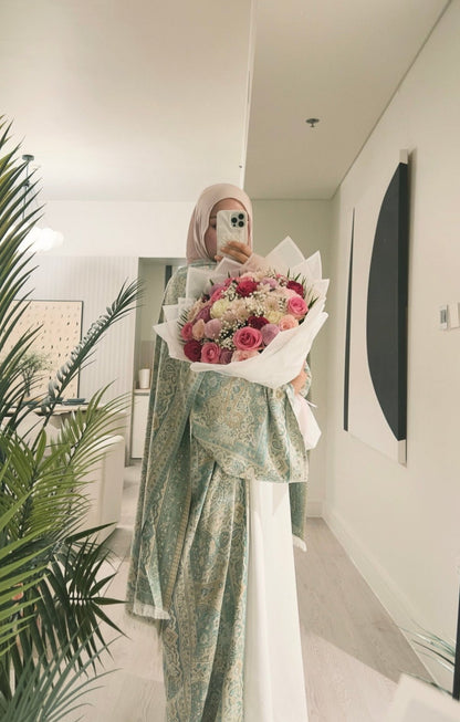 Pashmina Abayas with stones