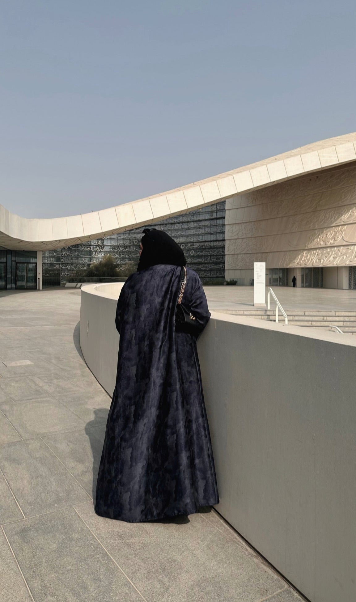 Midnight Blue (Open Abaya)